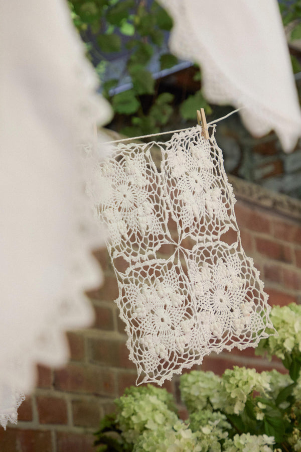 Crocheted Doilie Centerpiece