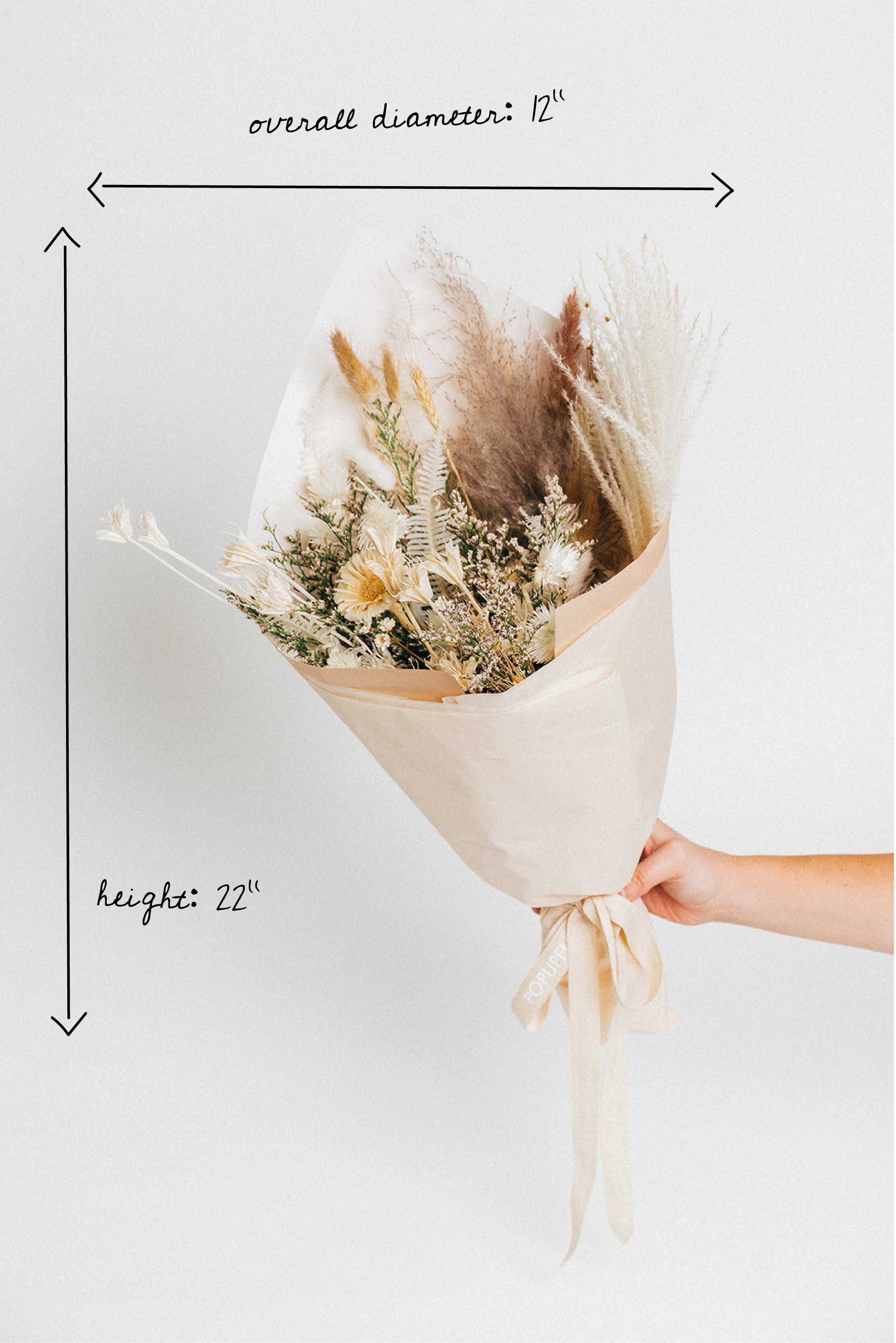 Classic Dried Flower Mini Bouquet- Bright – Von Walter + funkBALLOON 🌈